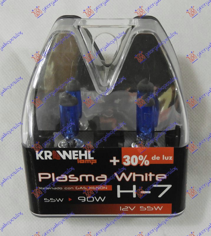 70721024 ΛΑΜΠΑ 12V H7 BLUE-XENON 55W P26D (2ΤΕΜ)