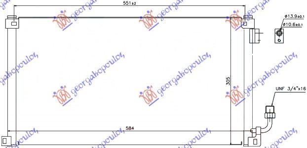 ΨΥΓΕΙΟ A/C (54.5x31.4) ΡΑΚ.ΠΛΑΚ