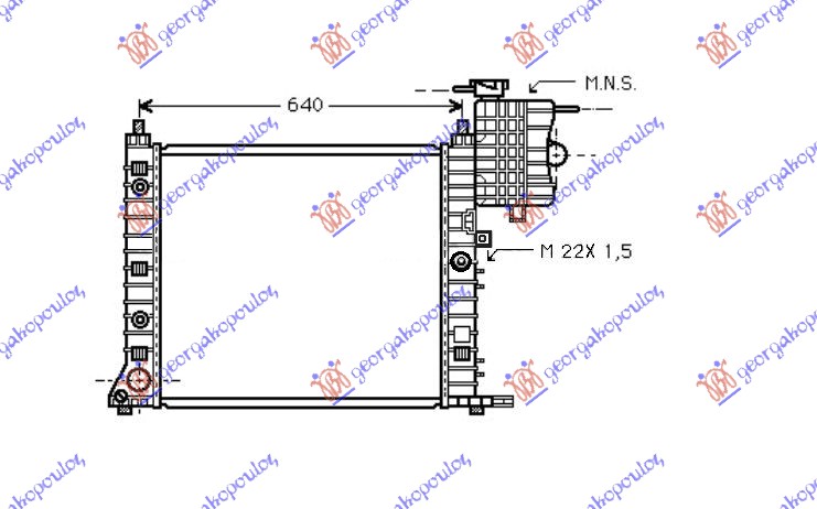 ΨΥΓΕΙΟ ΒΕΝΖ/DIES ΑYΤ -A/C(57x56) (MAHLE BEHR PREMIUM LINE)