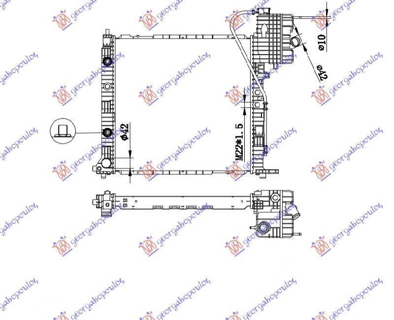 ΨΥΓΕΙΟ BENZ/DIES.ΜΗΧ/ΑΥΤ.+Α/C(57x56)