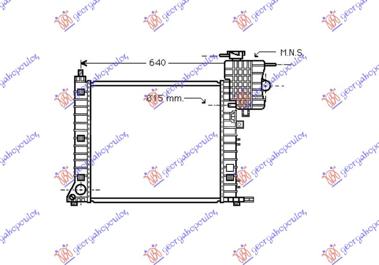 ΨΥΓΕΙΟ 99-03 2.2CDI ΜΧ +AC (57x56) (MAHLE BEHR PREMIUM LINE)