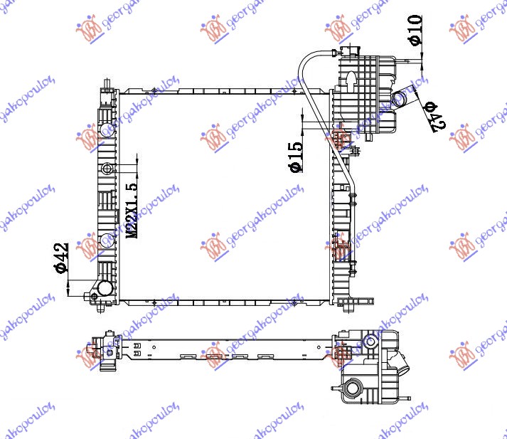 ΨΥΓΕΙΟ 99-03 2.2CDI ΜΧ +AC (57x56)