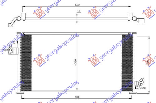 ΨΥΓΕΙΟ A/C 97-99 ΓΙΑ ΟΛΑ (73,5x34,7x16)