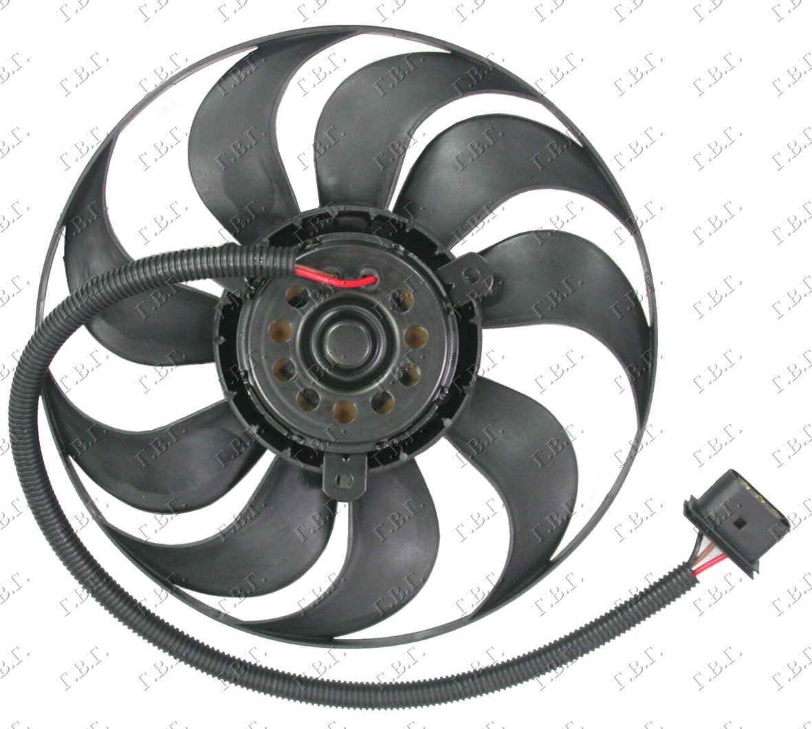 RADIATOR FAN (MOTOR+FAN) (290mm) (220/60w) (3pin) (9WING)