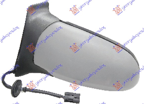 DOOR MIRROR ELECTRICAL HEATED PRIMED -2002 (ASPHERICAL GLASS)