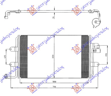 CONDENSER 1.6-1.8-2.0PET-1.9TDI (54x36)