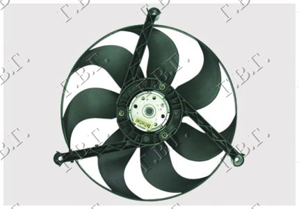 VENTIL.RAD.(-A/C) MOTOR+FAN PETR-DIESEL