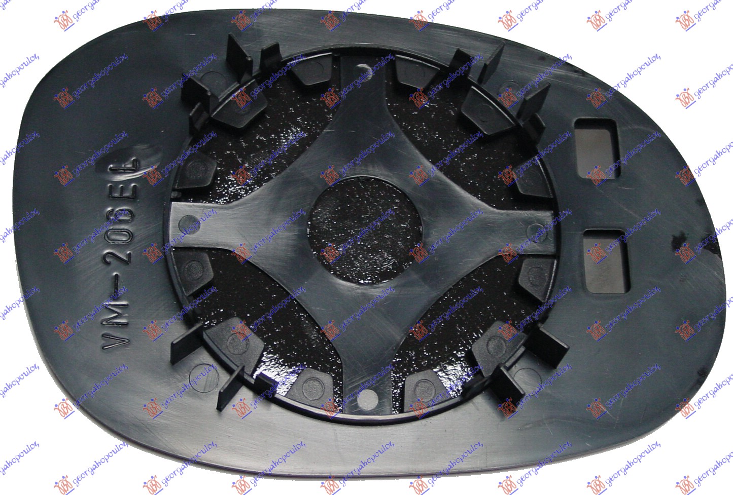 DOOR MIRROR GLASS HEATED (ASPHERICAL GLASS)