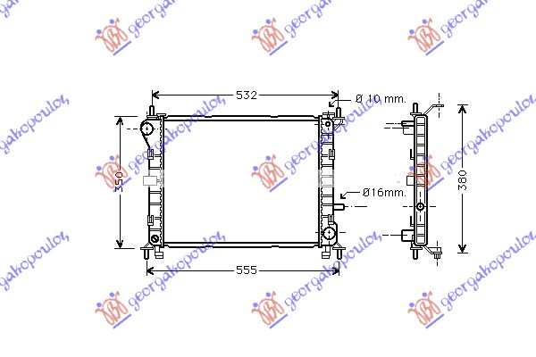 ΨΥΓ. 1,4-1,6 -A/C (45x35,8) (VALEO CLASSIC)