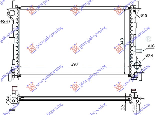 ΨΥΓ. 1,4-1,6-1,8 +/-AC (60x35,8) (MAHLE BEHR)