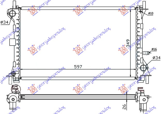 ΨΥΓΕΙΟ 2,0 i-16V-1,8 TDCi +/-A/C (60x35,