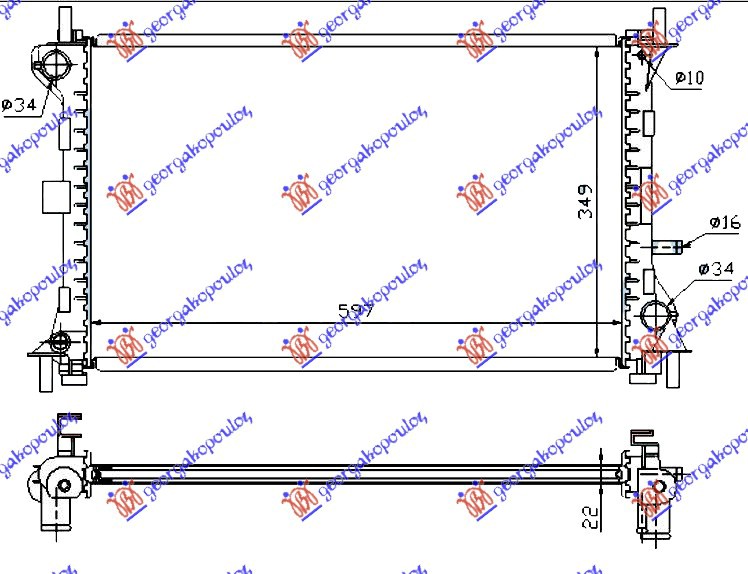 ΨΥΓ. 1,4-1,6-1,8 +/-AC (60x35,8) (VALEO CLASSIC)