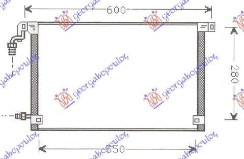 ΨΥΓΕΙΟ A/C (54.5x31.4) 2 ΡΑΚΟΡ