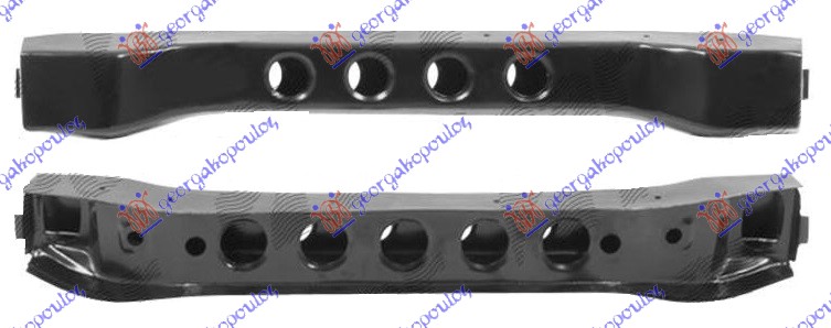 FRONT CROSSMEMBER ASSY W/O VERTICAL BRACKETS