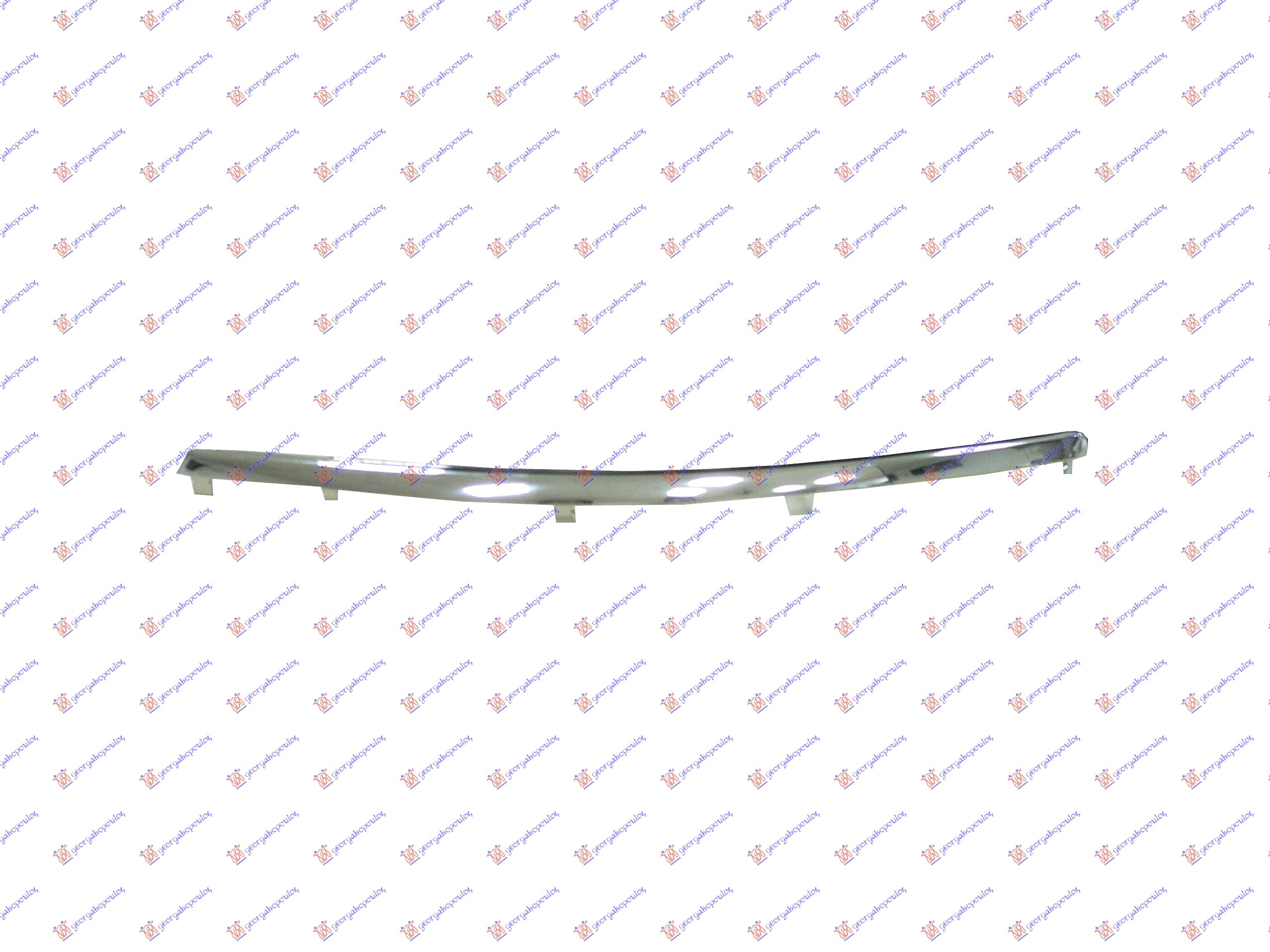 FRONT BUMPER MOULDING CHROME UPPER 2003-