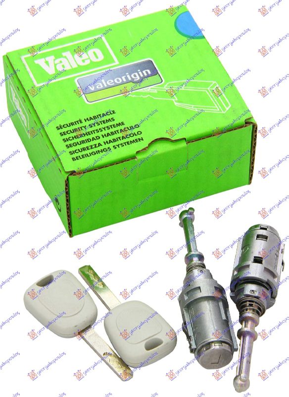 FR. DOOR  LOCK CYLINDER W/KEY (SET 2PCS) (VALEO)