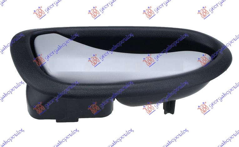 DOOR HANDLE REAR INNER SILVER/BLACK