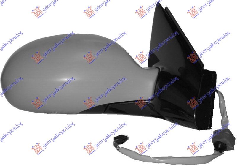 DOOR MIRROR ELECTRICAL HEATED PRIMED (W/SENSOR) (A QUALITY) (CONVEX GLASS)