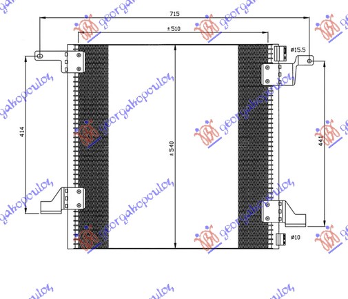 ΨΥΓΕΙΟ Α/C (51x53.5x16) 00-05