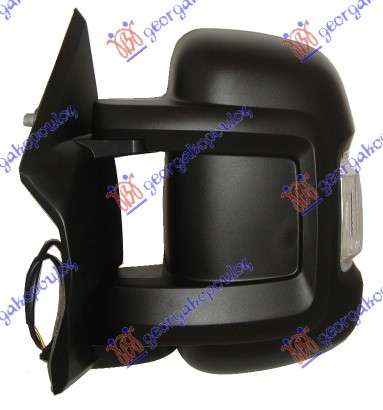 DOOR MIRROR ELECTRICAL HEATED (W/SIDE LAMP & SENSOR) (SHORT ARM) (A QUALITY) (CONVEX GLASS)