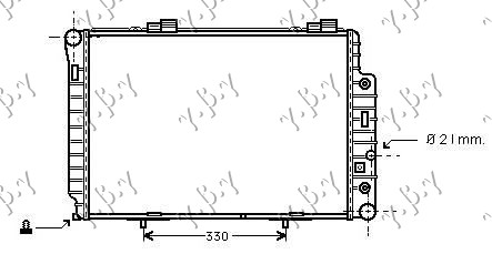 ΨΥΓΕΙΟ ΓΙΑ ΟΛA BEN M/A+A/C(61.5x42) (MAHLE BEHR PREMIUM LINE)