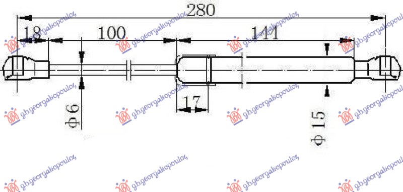 ΑΜΟΡΤΙΣΕΡ ΜΠΑΓΚΑΖ CABRIO (280L-30N)