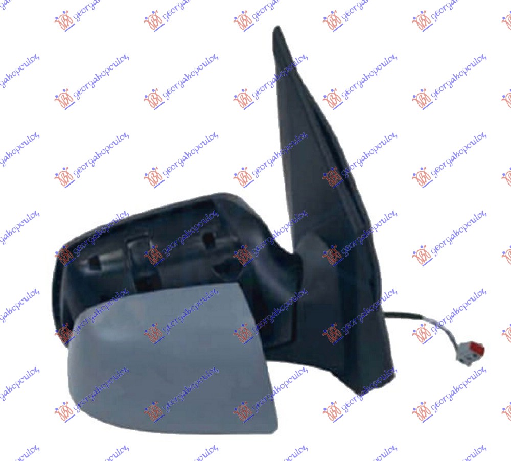 DOOR MIRROR ELECTRICAL HEATED FOLDABLE PRIMED 2006- (A QUALITY) (CONVEX GLASS)