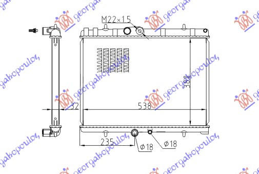 ΨΥΓΕΙΟ 2.0i 16V (38x56) ΑΥΤΟΜΑΤΟ +A/C