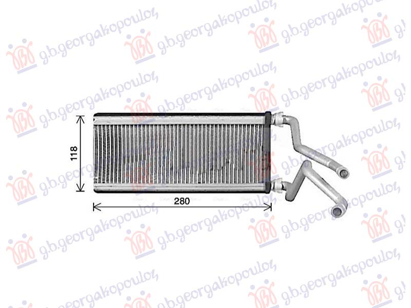 HEATER RADIATOR (297x94)