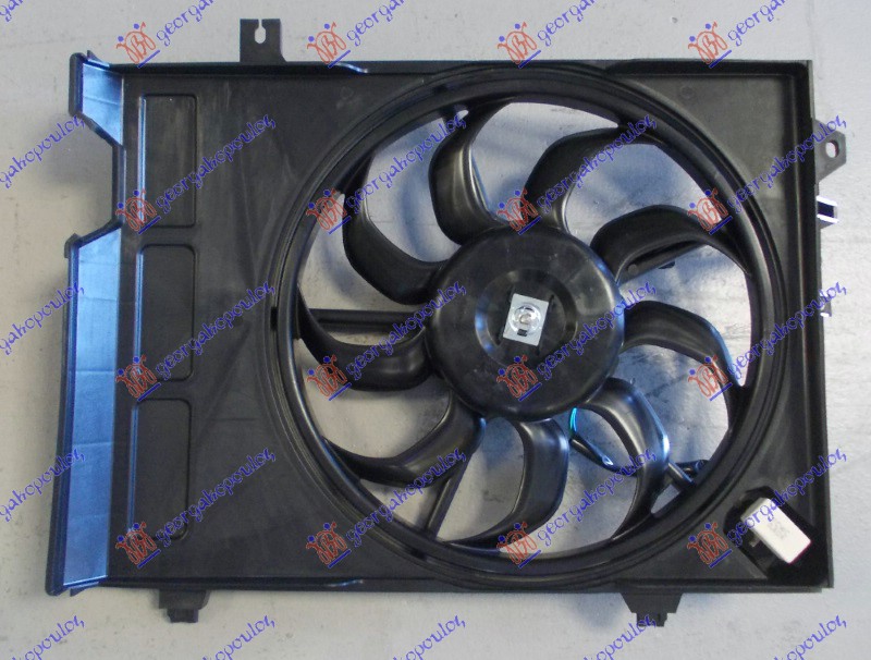 VENTIL. RAD. 1.6 +/-A/C (33cm)