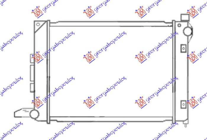 ΨΥΓΕΙΟ ΝΕΡΟΥ 2.0 DI ΠΕΤΡΕΛΑΙΟ (-00) - 2.0 DI ΠΕΤΡΕΛΑΙΟ (Soft Top) (98-07) +/- A/C ΜΗΧΑΝΙΚΟ (484x429)