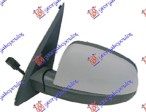 DOOR MIRROR ELECTRICAL HEATED PRIMED 2003- (A QUALITY) (ASPHERICAL GLASS)
