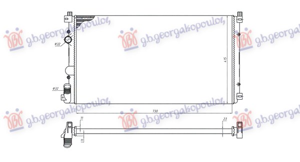 ΨΥΓΕΙΟ ΝΕΡΟΥ 1.9-2.2-2.5-3.0 dCi ΠΕΤΡΕΛΑΙΟ +/- AC (727x389) 03- (VALEO)