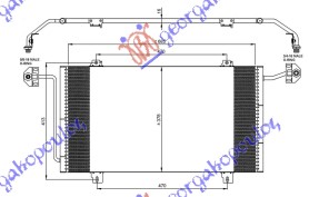 ΨΥΓΕΙΟ Α/C 1.9 -2.2-2.8 DTi 99-01 (68.2x37.8