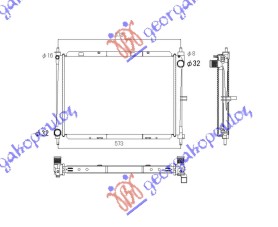 ΨΥΓΕΙΟ 1.5 ΠΕΤΡΕΛΑΙΟ (+A/C) (49.4x41.5x2.3) ΑΓΓΛΙΑΣ (MAHLE BEHR PREMIUM LINE)