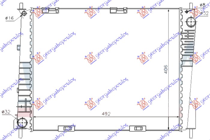 ΨΥΓΕΙΟ 1.5 ΠΕΤΡΕΛΑΙΟ (+A/C) (49.4x41.5x2.3) ΑΓΓΛΙΑΣ (KOYO)