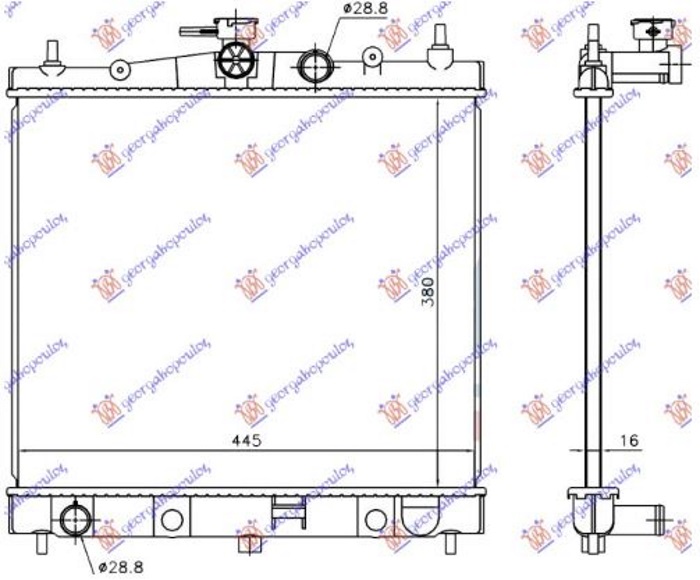 ΨΥΓΕΙΟ 1.0-1.2-1.4-1.6 ΒΕΝΖΙΝΗ (38x44x1.6) ΙΑΠΩΝΙΑΣ (KOYO)