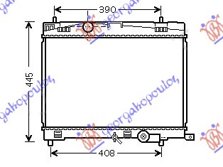 ΨΥΓΕΙΟ BENZ. 1.33 VVT-I (73/74KW) (09-11) (350x480) ΠΑΡΟΧ. ΔΙΑΓΩΝ./ΚΛΕΙΣΤΟ ΚΥΚΛ. (KOYO)