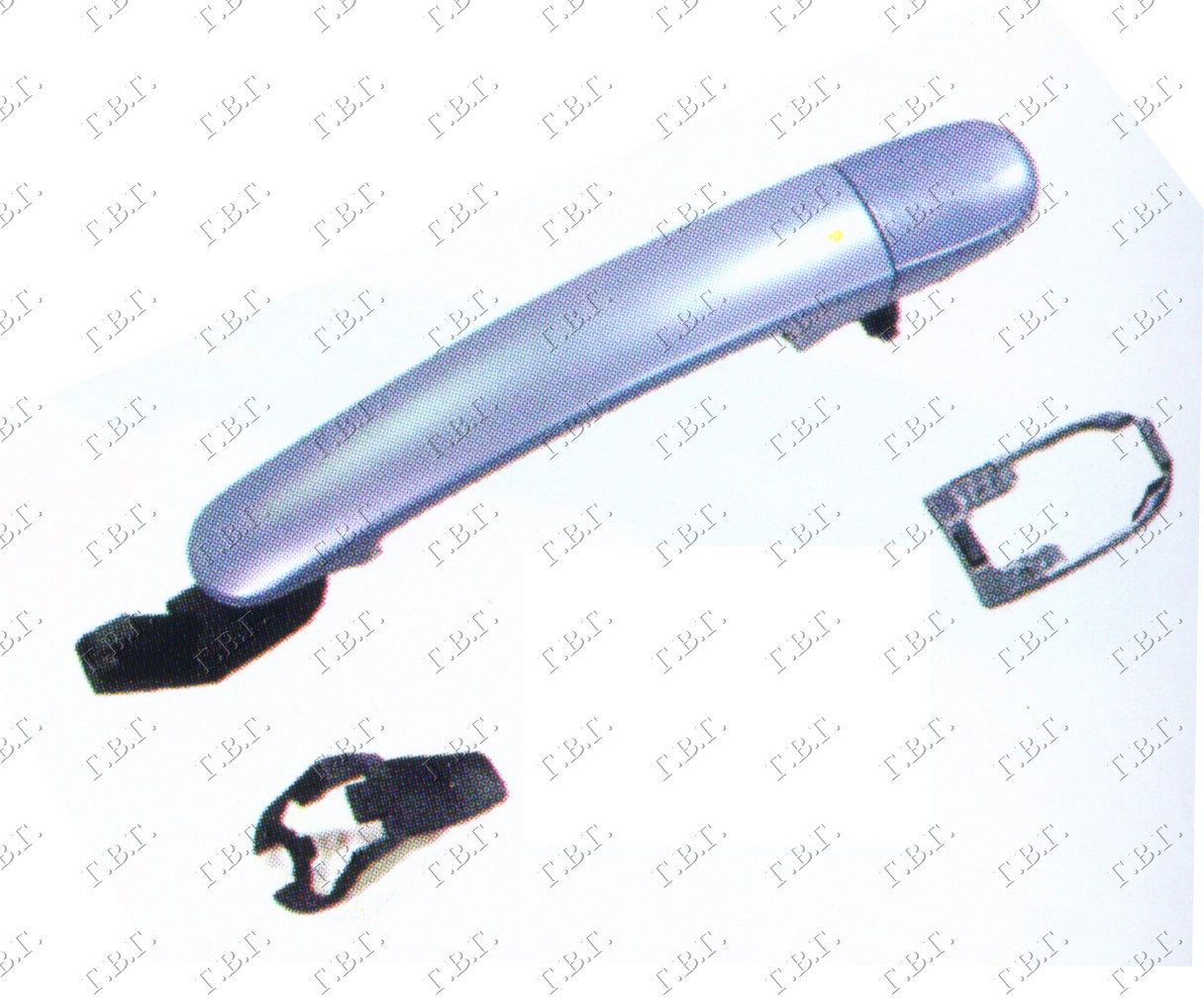 DOOR HANDLE OUTER  (FRONT/REAR)  (W/O KEY HOLE)