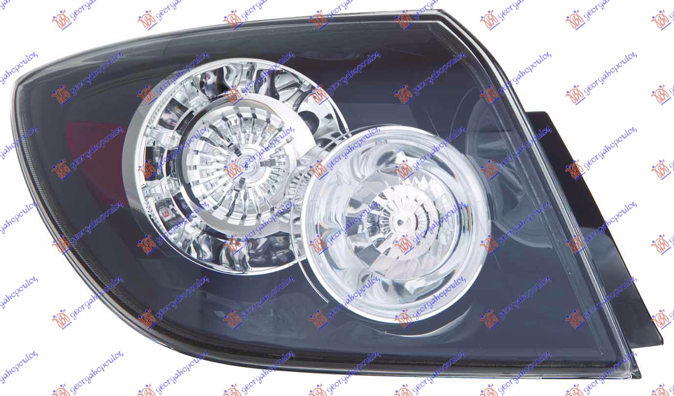 ΦΑΝΟΣ ΠΙΣΩ ΕΞΩ 5Π ΑΣΠΡΟ LED (Ε) (DEPO)