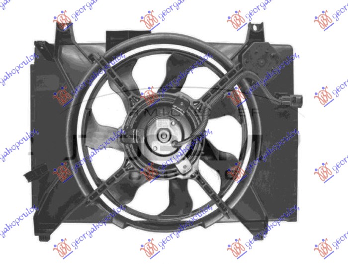 ΒΕΝΤΙΛΑΤΕΡ ΨΥΓΕΙΟΥ ΚΟΜΠΛΕ 1.5 CRDi ΠΕΤΡΕΛΑΙΟ - A/C (2 pin)