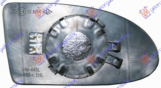 DOOR MIRROR GLASS HEATED (CONVEX GLASS)
