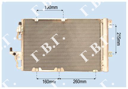 ΨΥΓΕΙΟ A/C 1.8-2.2i 16v (55.5x38.2x1.2)