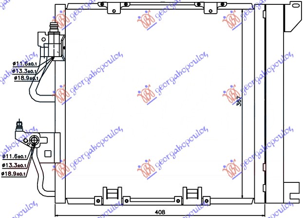 CONDENSER 1.7-1.9 CDTi (41x38)