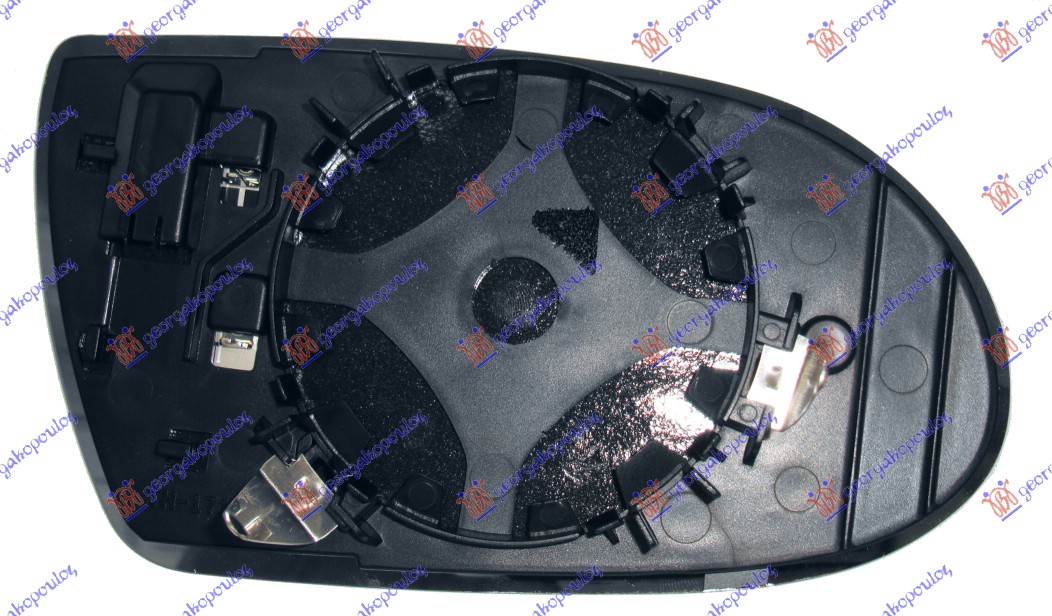 DOOR MIRROR GLASS HEATED -2008 (ASPHERICAL GLASS)