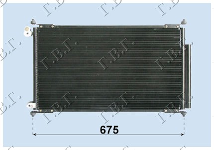 ΨΥΓΕΙΟ A/C 2.4-3.0 V6 (653x356x16) SD