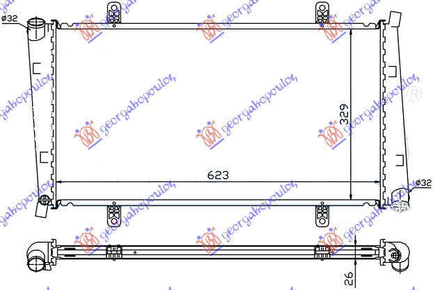 ΨΥΓΕΙΟ 1.9 T.D (62,2x33x27) 00-06