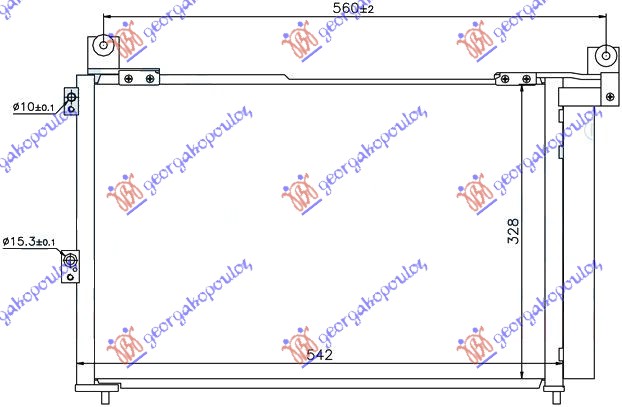 ΨΥΓΕΙΟ A/C 2,5-3,0 TDCi (54x35,2)