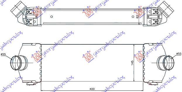 ΨΥΓΕΙΟ INTERC. 2,2-2,4 TDCi (398x147x62)