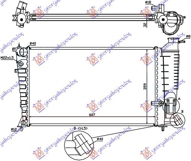 ΨΥΓΕΙΟ 1.9 TURBO DSL +/-AC (61x36.6x36)